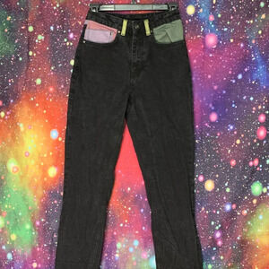🤑 5 for $25 
Black Jeans with Colorful Pockets